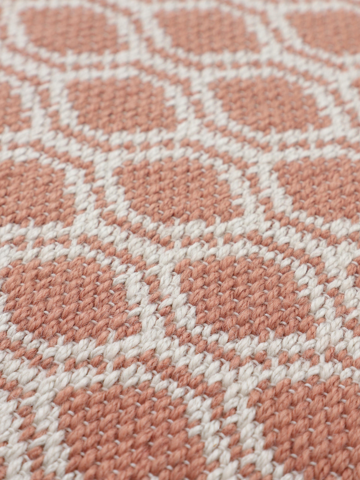 In- & Outdoor Teppich aus recyceltem Material Peach