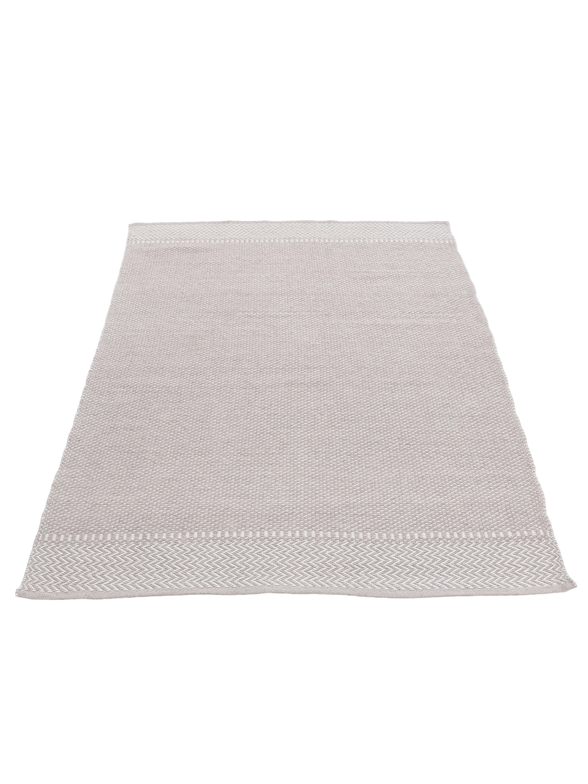 In- & Outdoor Teppich aus recyceltem Material Creme