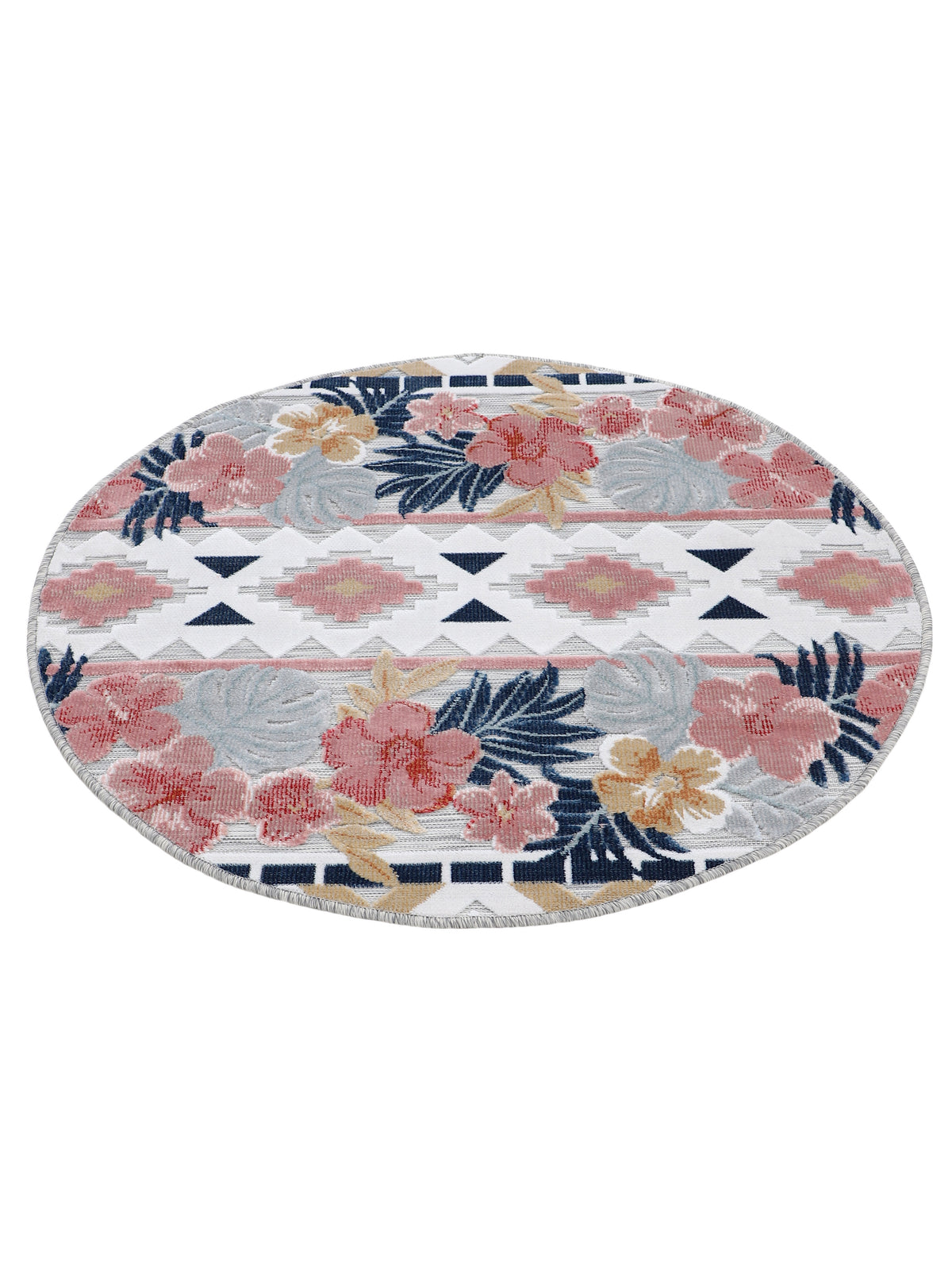 In- & Outdoor Teppich Deja Rund Multicolor