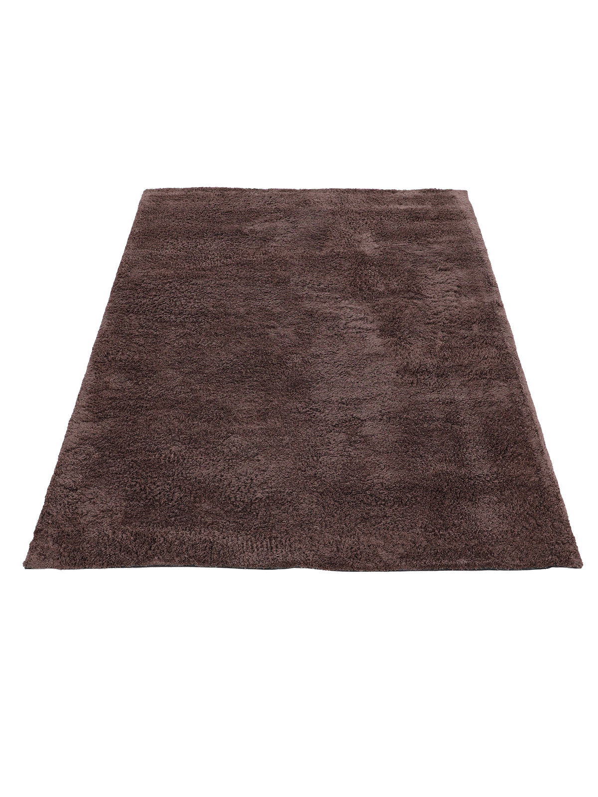 Hochflorteppich Silky Braun