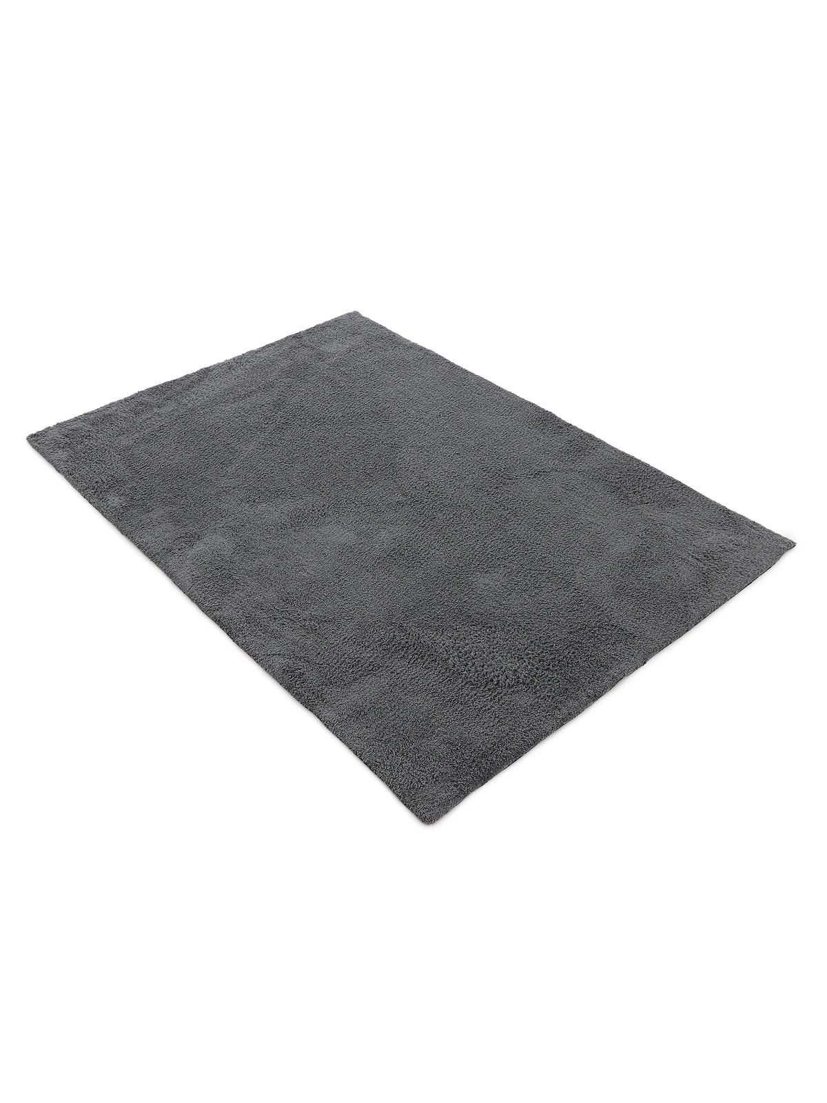 Hochflorteppich Silky Grau