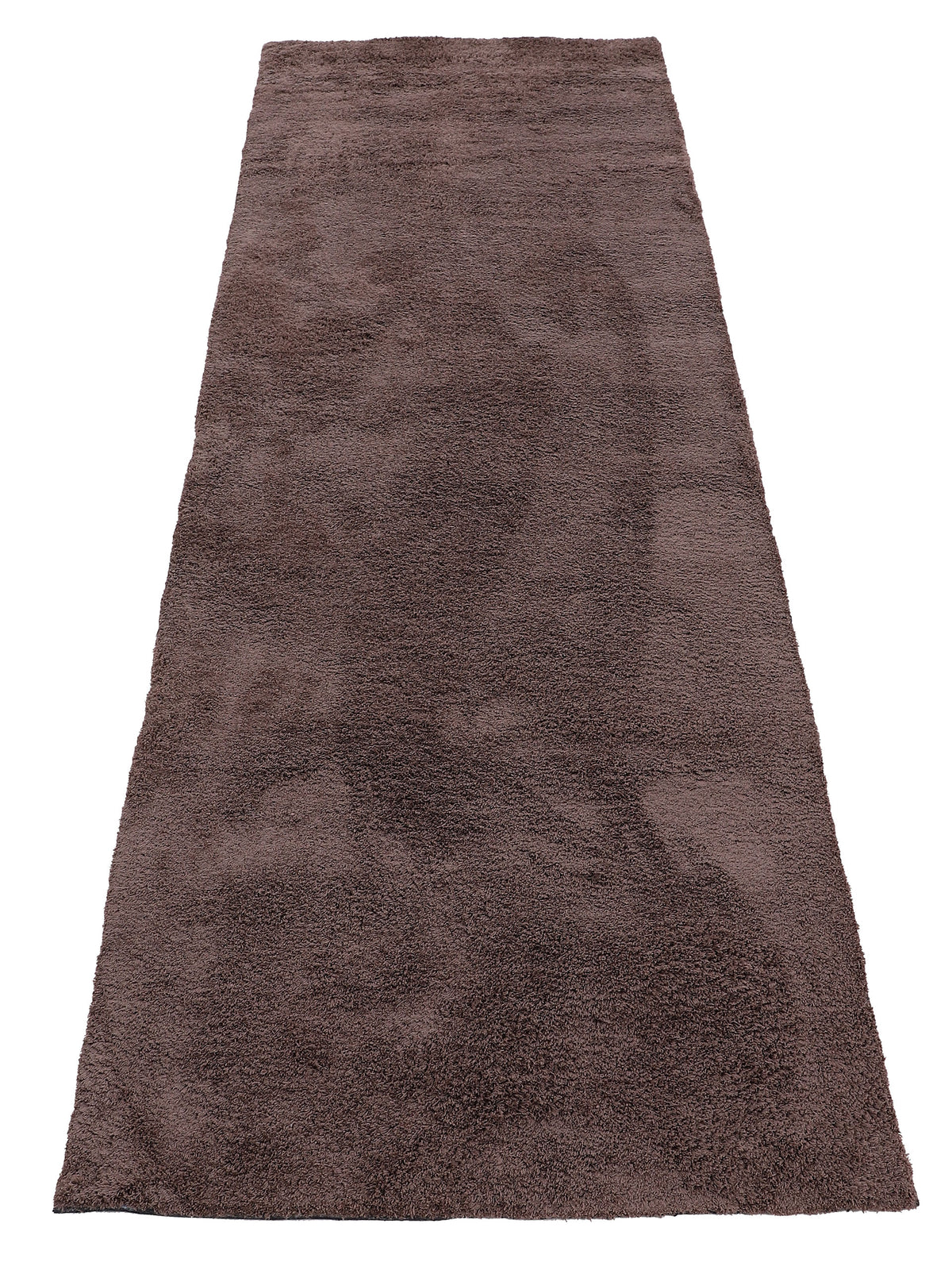 Hochflorteppich Silky Läufer Braun