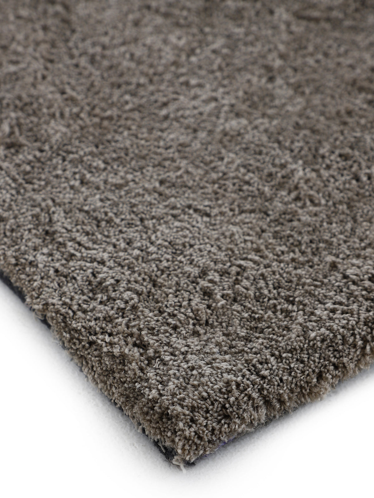 Hochflorteppich Silky Rund Beige