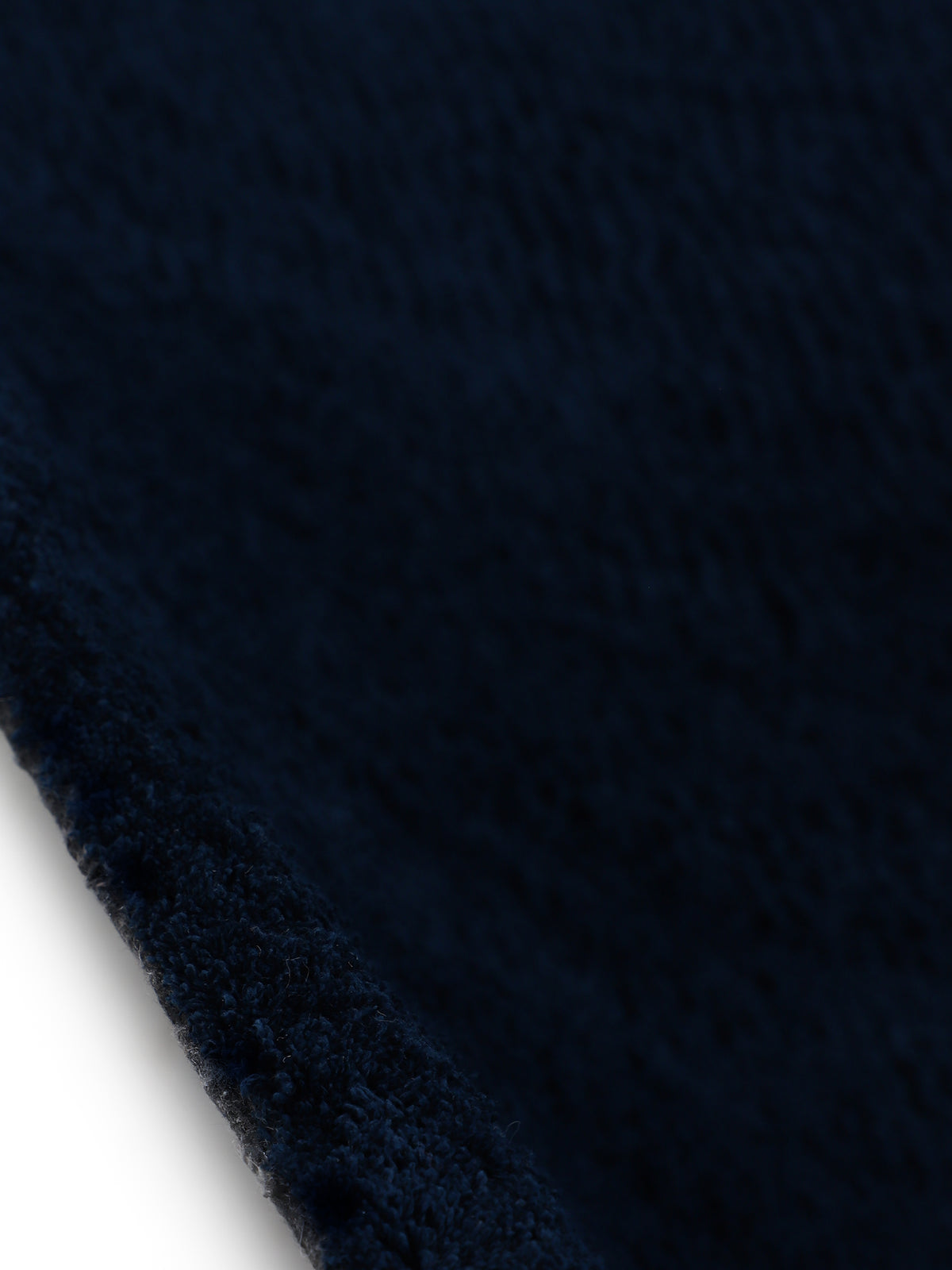 Hochflorteppich Silky Rund Blau