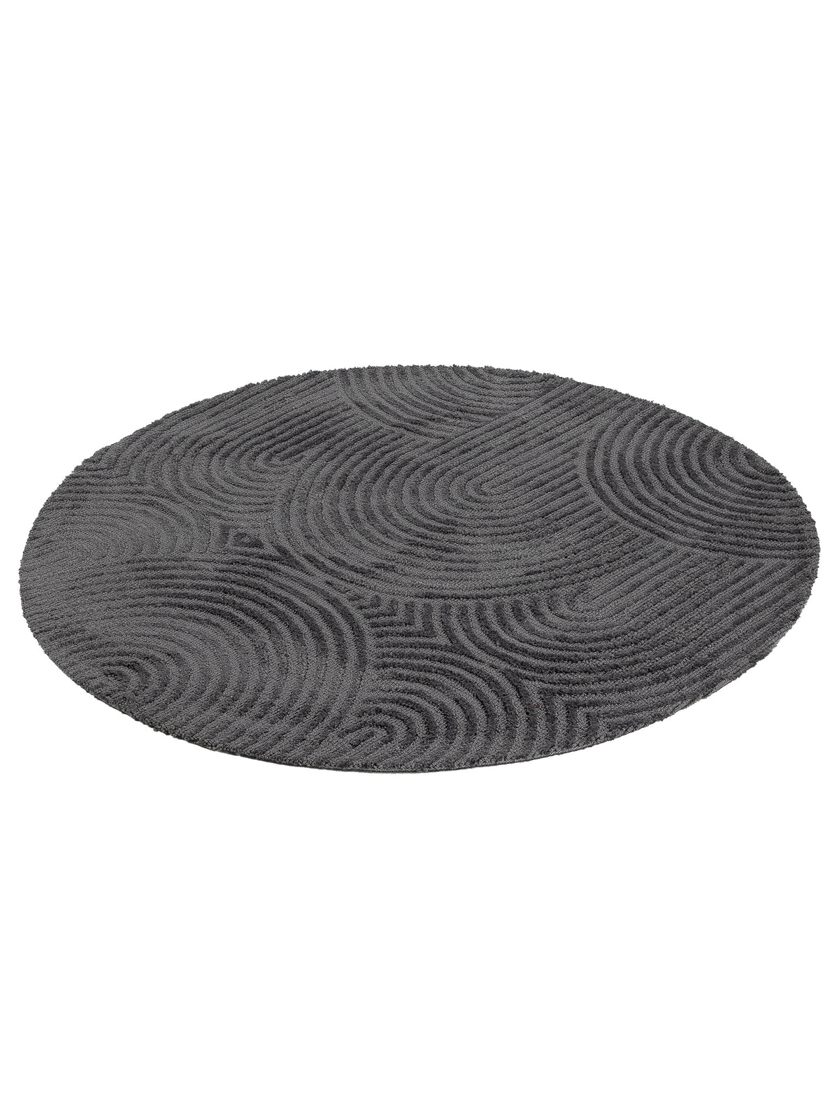 Teppich Holly Zen Rund Grau