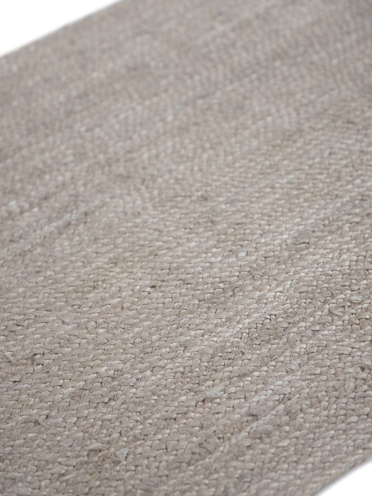 Juteteppich Nele Läufer Taupe in taupe aus sisal/jute