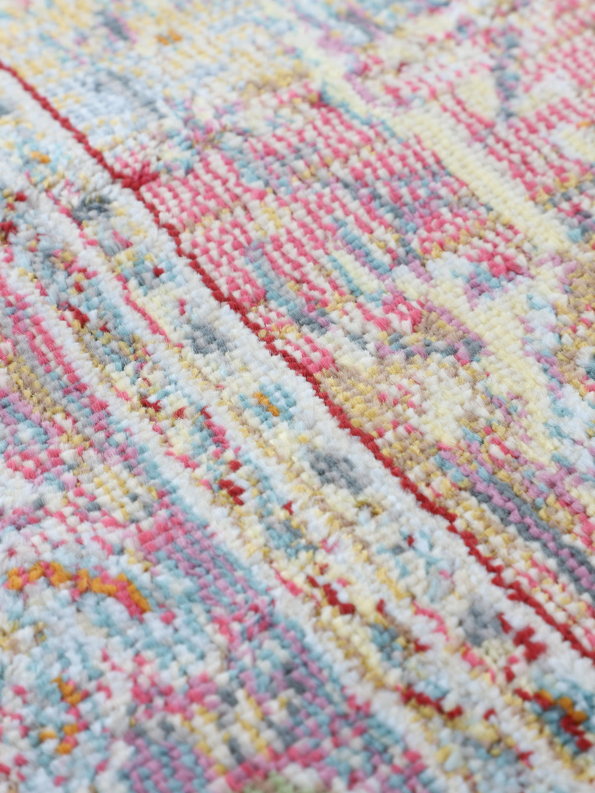 Vintage Teppich Esha in multicolor aus kunstfaser