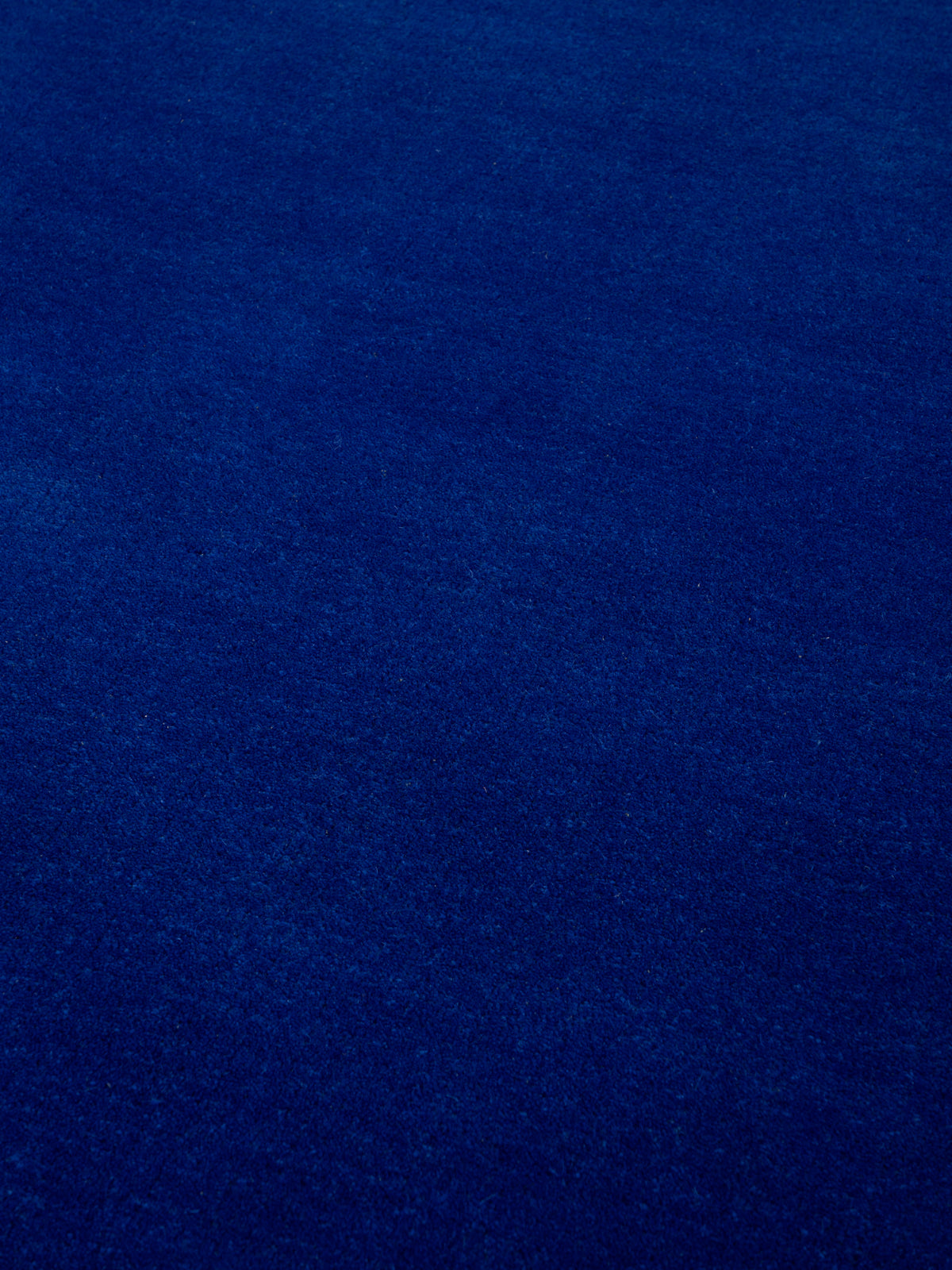 Wollteppich Gabbeh Lola Rund Blau aus Wolle