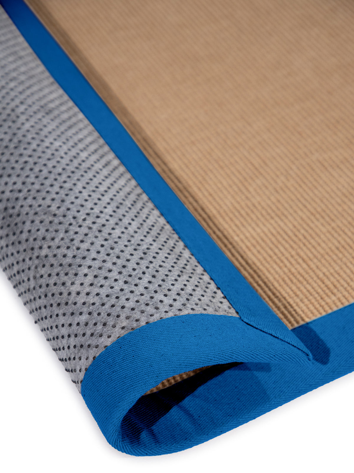 Sisalteppich Blau aus Sisal/Jute