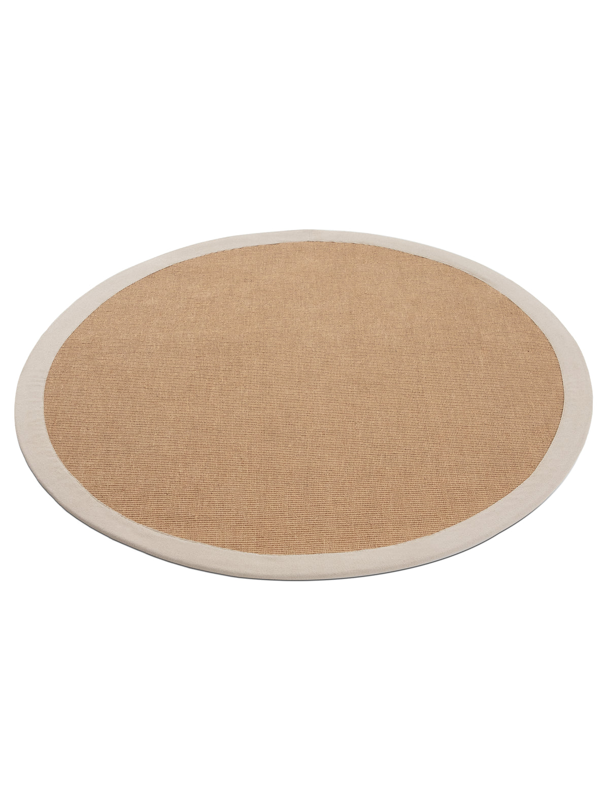 Sisalteppich Rund Creme aus Sisal/Jute