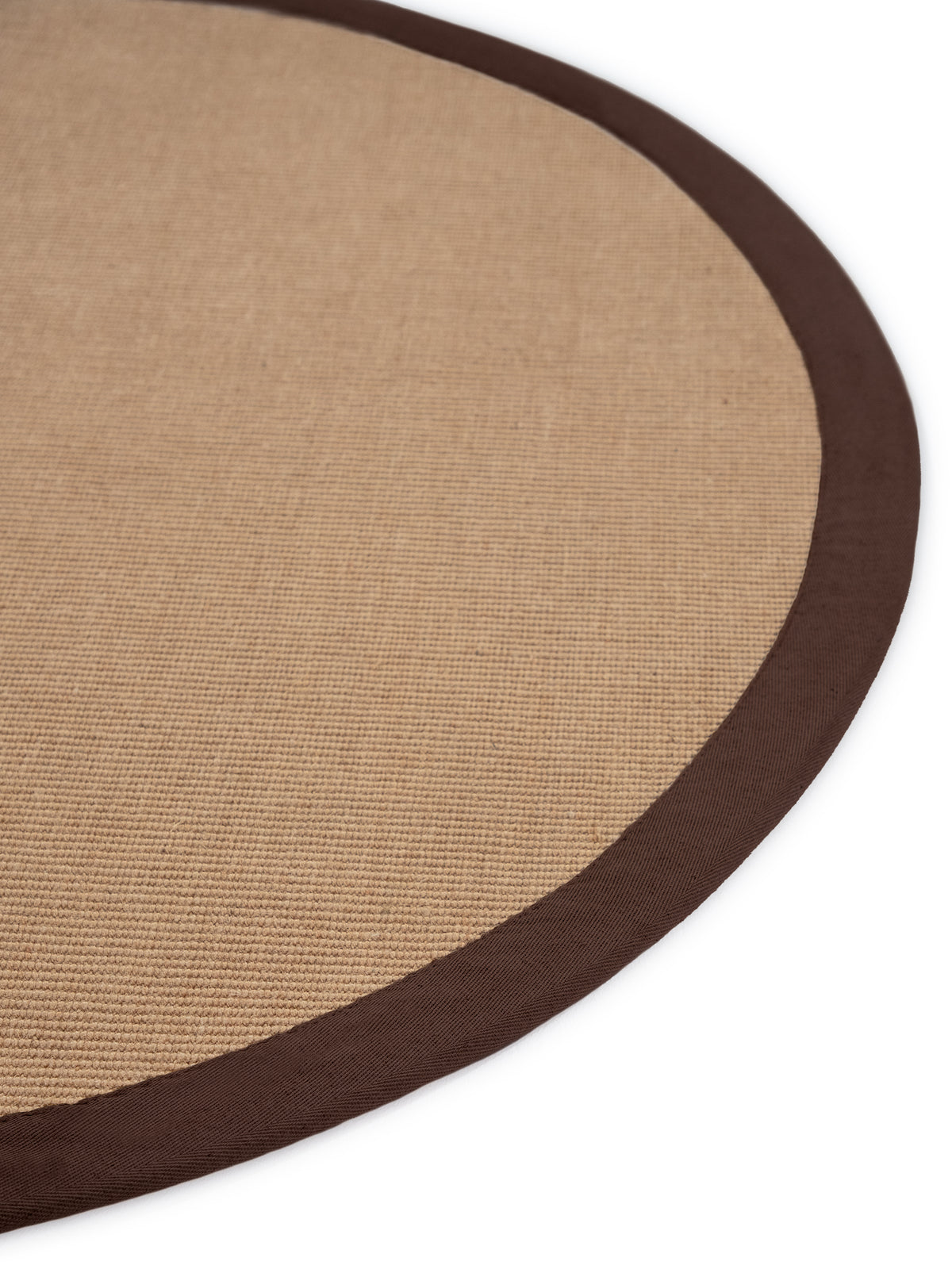 Sisalteppich Rund Braun aus Sisal/Jute