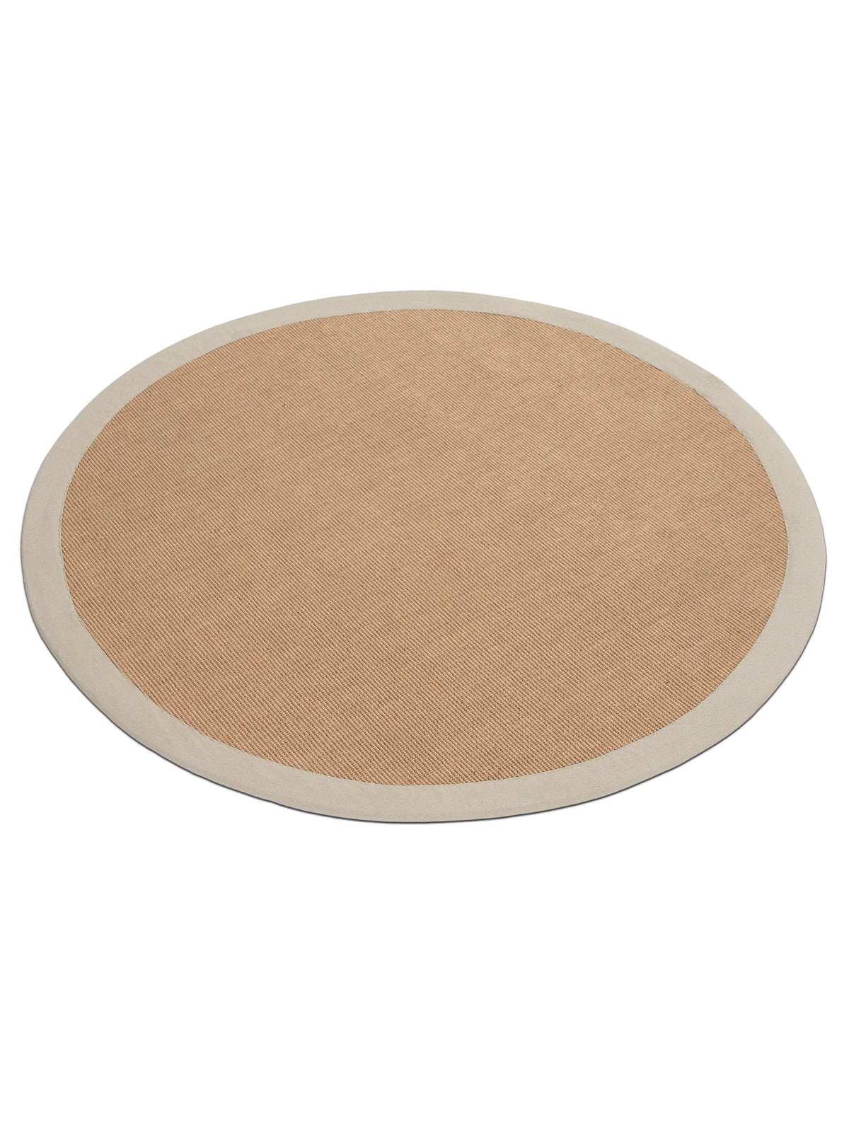 Sisalteppich Rund Taupe aus Sisal/Jute