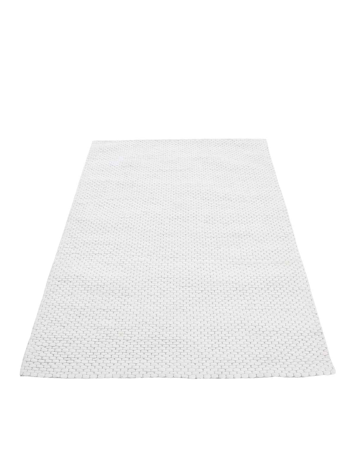 Wollteppich Sina Creme in creme aus wolle