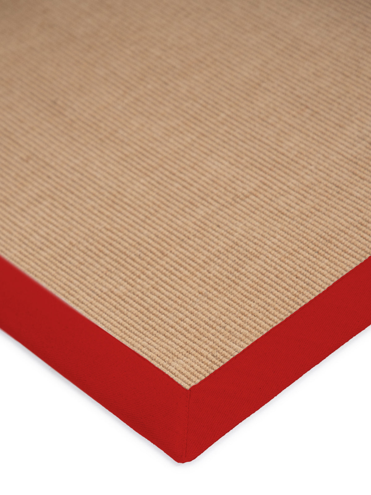 Sisalteppich Rot aus Sisal/Jute