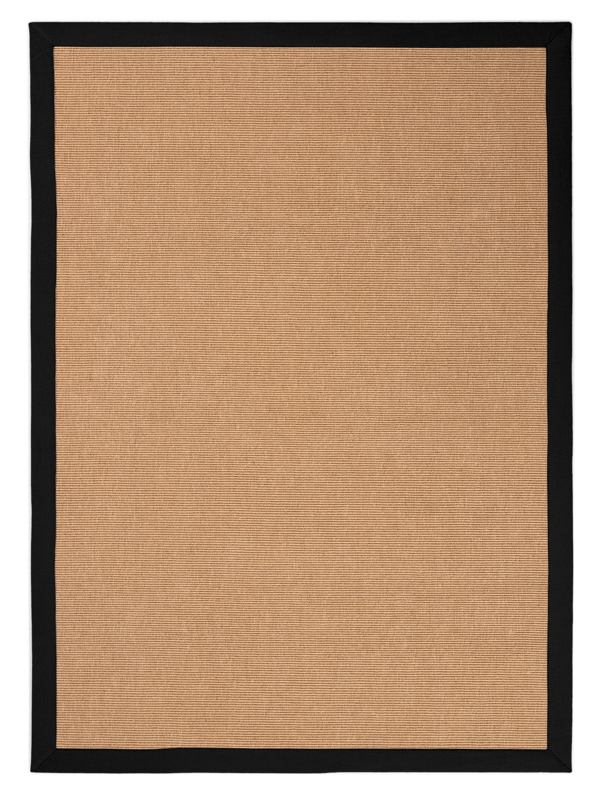 Sisalteppich Schwarz aus Sisal/Jute