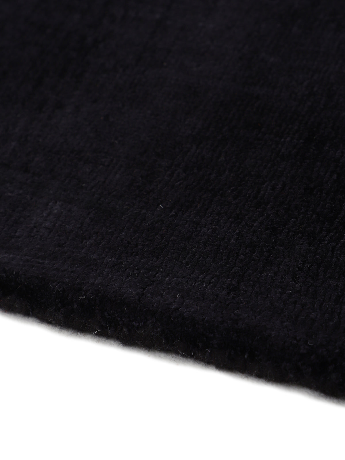 Viskoseteppich Ava Schwarz in schwarz aus viskose