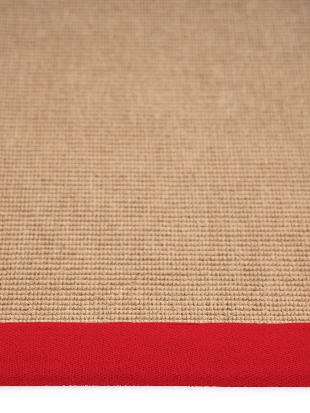 Sisalteppich Läufer Rot aus Sisal/Jute