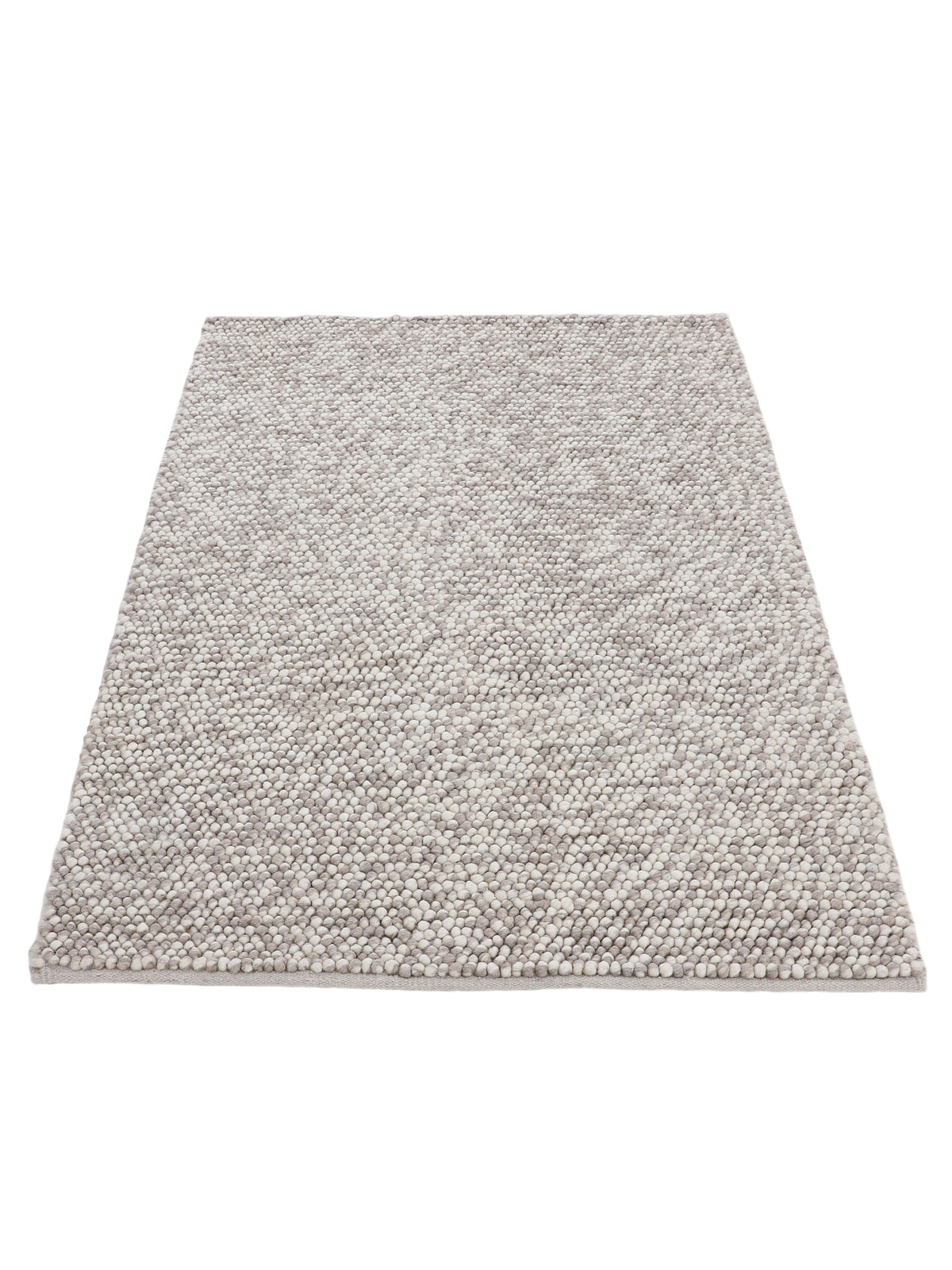 Wollteppich Calo Beige in beige aus wolle