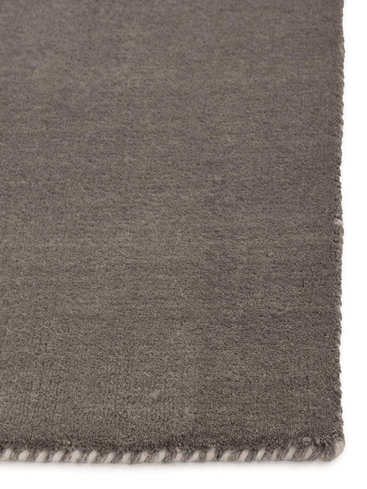 Wollteppich Gabbeh Lola Grau aus Wolle
