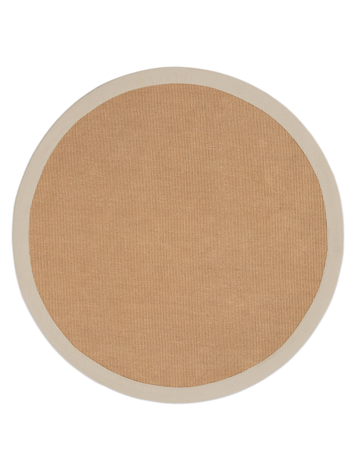 Sisalteppich Rund Taupe aus Sisal/Jute