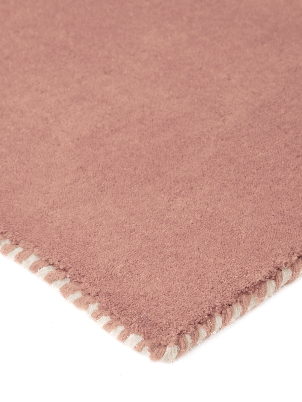 Wollteppich Gabbeh Lola Läufer Rosa aus Wolle