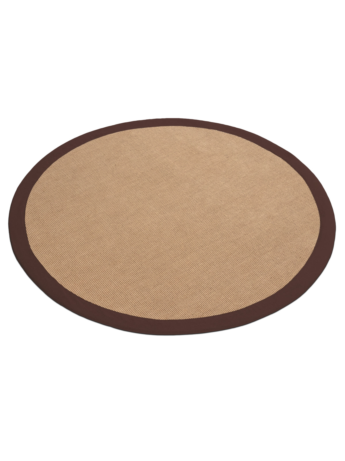 Sisalteppich Rund Braun aus Sisal/Jute