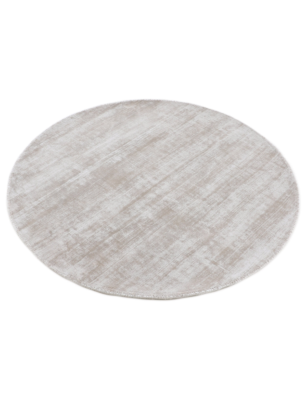 Viskoseteppich Rund Ava Creme in creme aus viskose