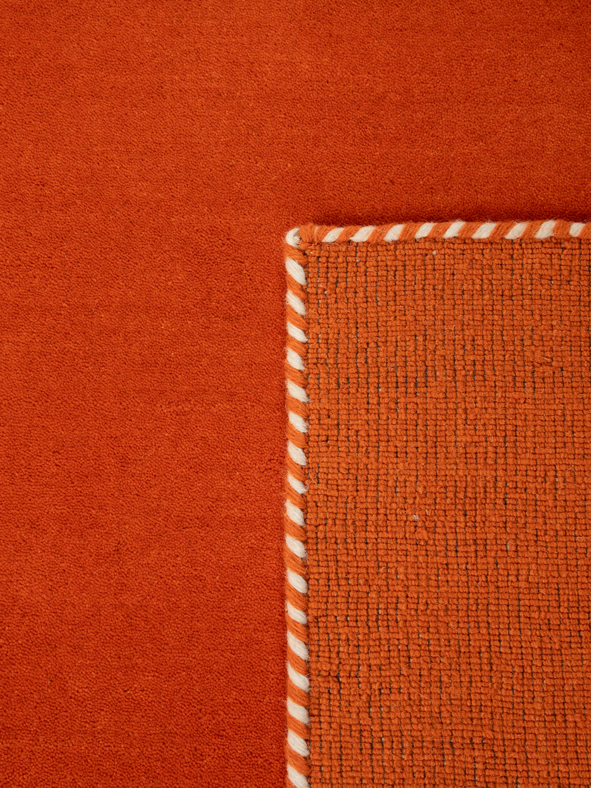 Wollteppich Gabbeh Lola Orange aus Wolle