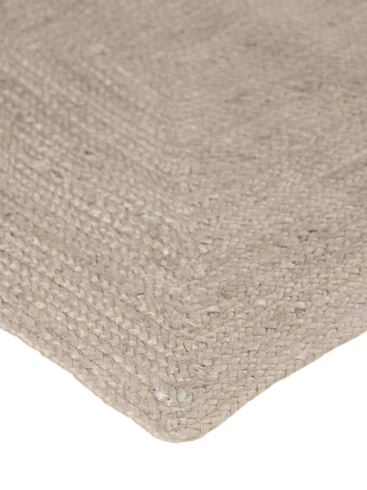 Juteteppich Nele Quadratisch Taupe in taupe aus sisal/jute