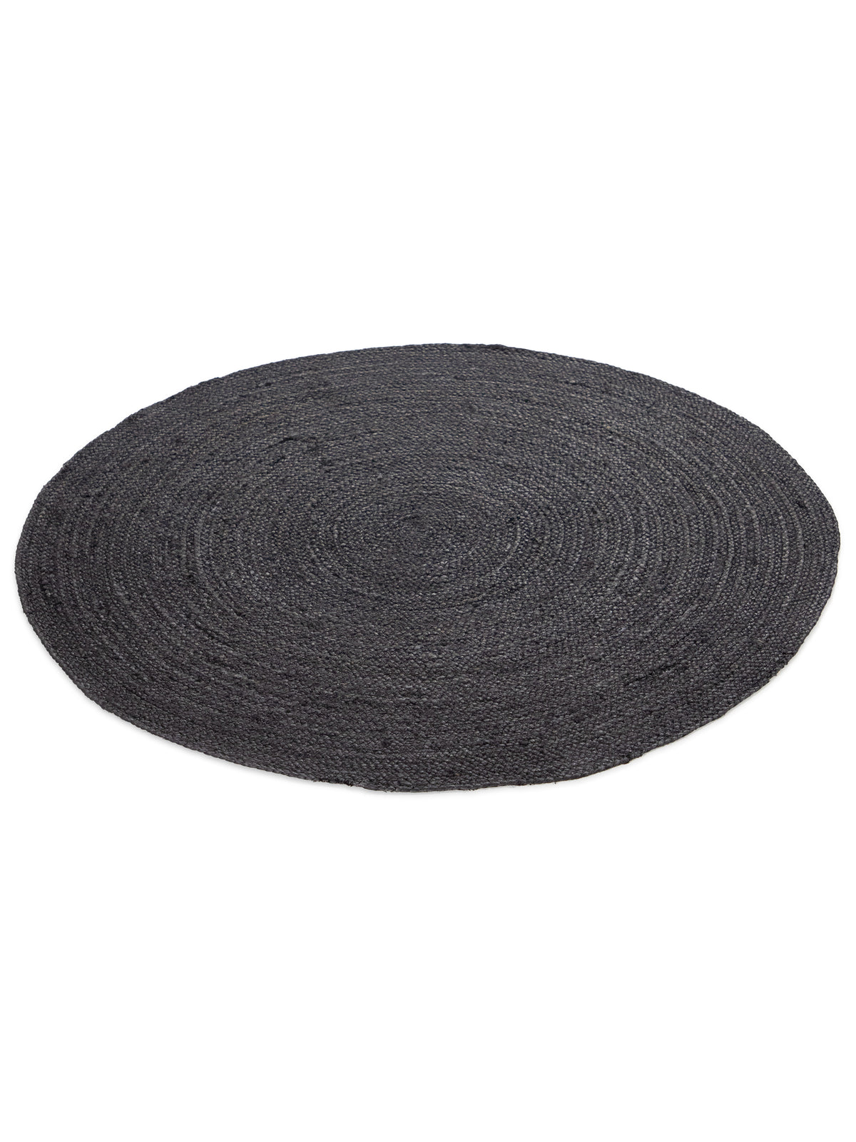 Juteteppich Nele Rund Anthrazit aus Sisal/Jute